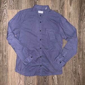 BLDWN Button Down Shirt Men’s Medium Casual Blue